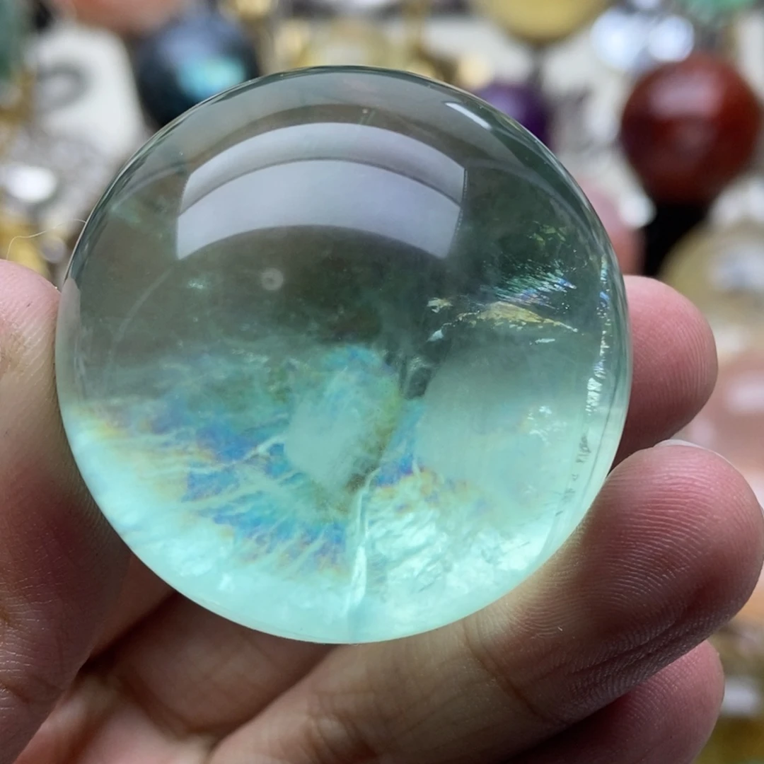 萤石摆件未镶嵌可*呀萤石