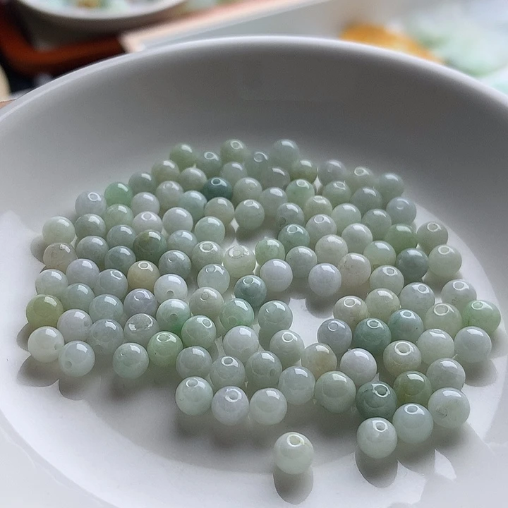 翡翠散珠翡翠108颗