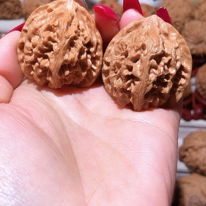 把件文玩核桃苹果园41尺放漏款