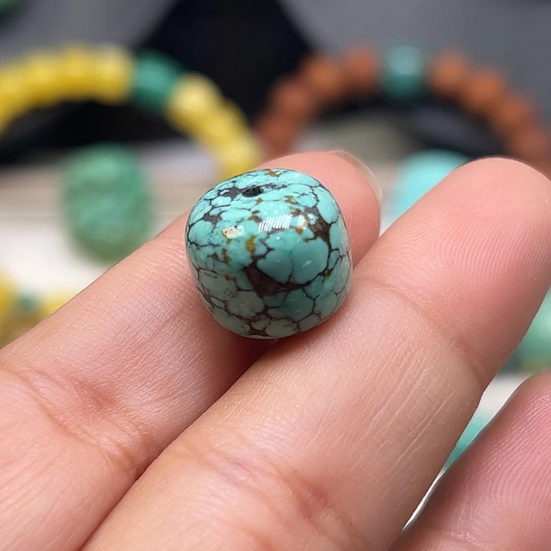 绿松石珠宝奇石未镶嵌清*-