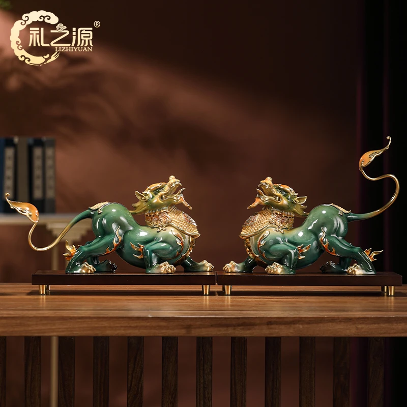 礼之源【飞天貔貅】工艺品摆件中式家居装饰摆件乔迁开业玄关摆设