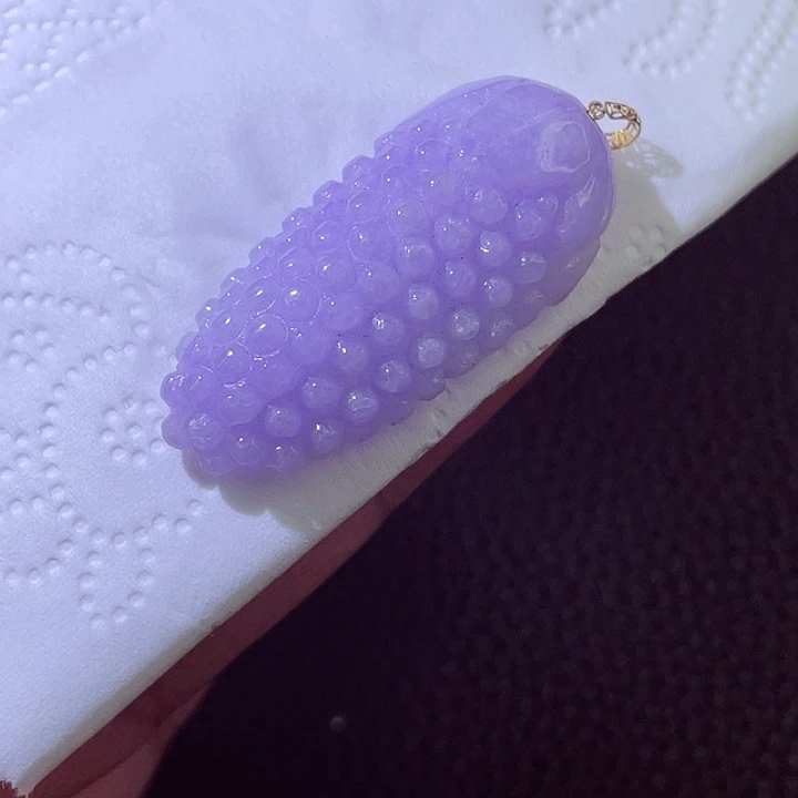 颈饰18K金镶嵌翡翠翡翠