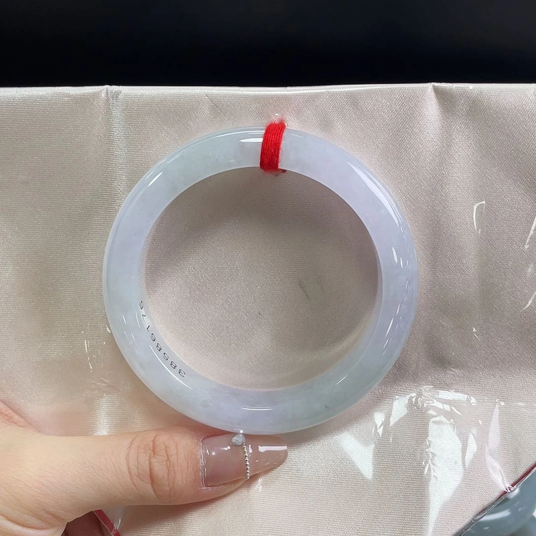 翡翠未镶嵌手镯天然缅甸A货翡翠手镯59圈口