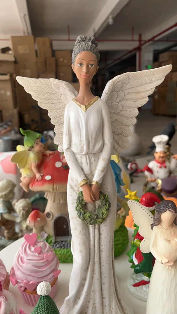 树脂大天使花园摆件
