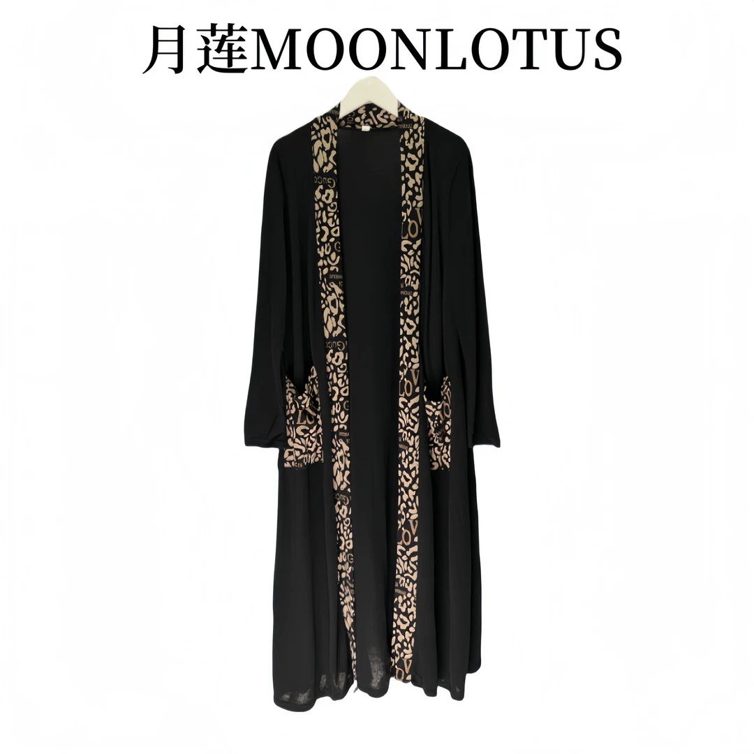 G924 长款中老年女装百搭优雅外套