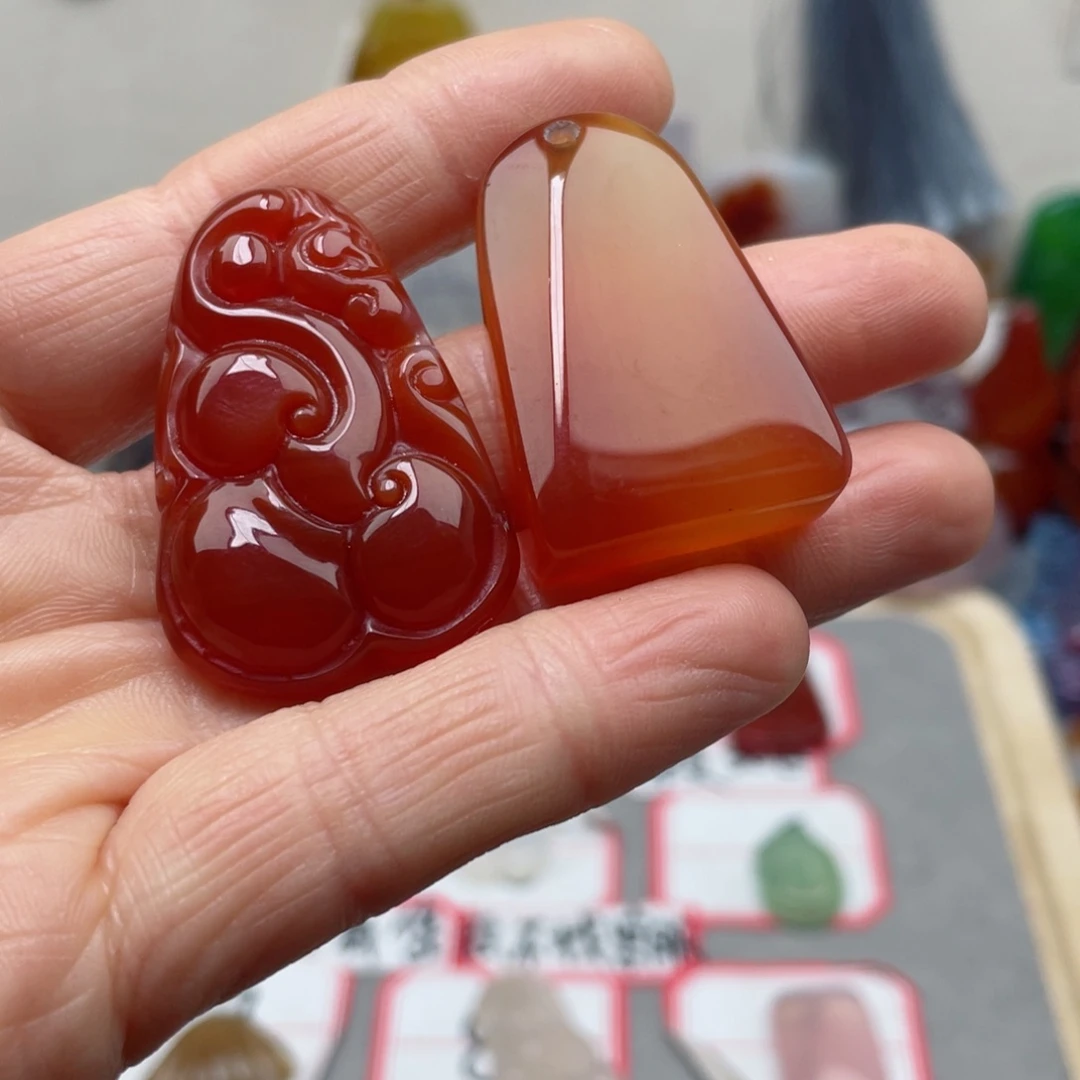 玛瑙/玉髓颈饰合金顏*