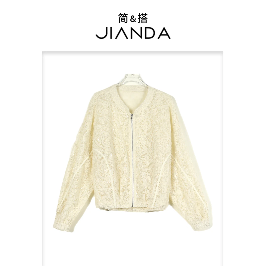 简&搭【千屿Sheila】蕾丝刺绣外套252-WT/0417-2577