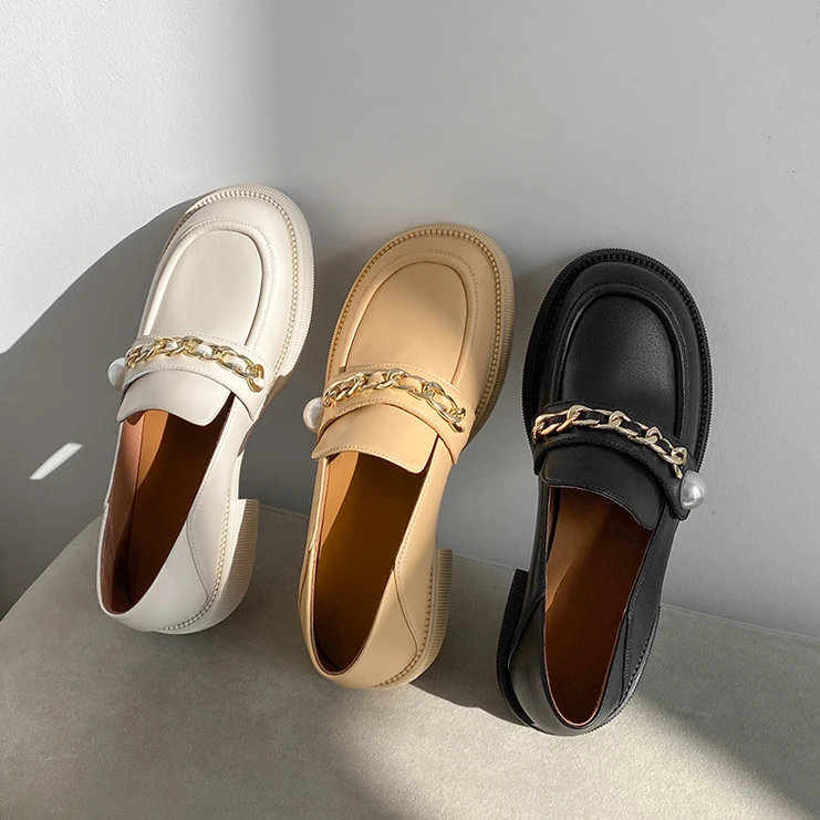 151-1/3cm牛皮乐福鞋