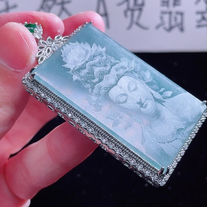 翡翠颈饰未镶嵌999999999