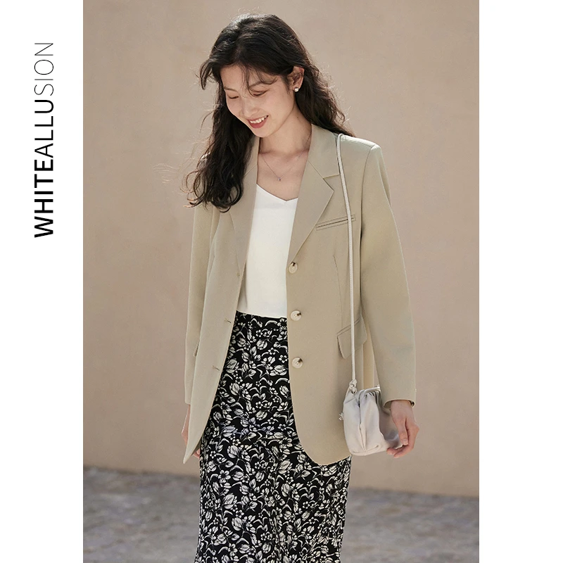 年终大促【934】西装外套女休闲职业通勤小个子薄款西服