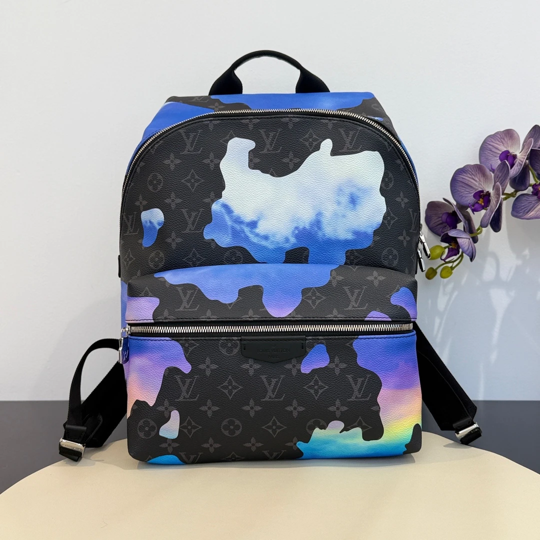 99新 LouisVuitton/路易威登 悦奢臻选/Discovery/双肩包/芯片