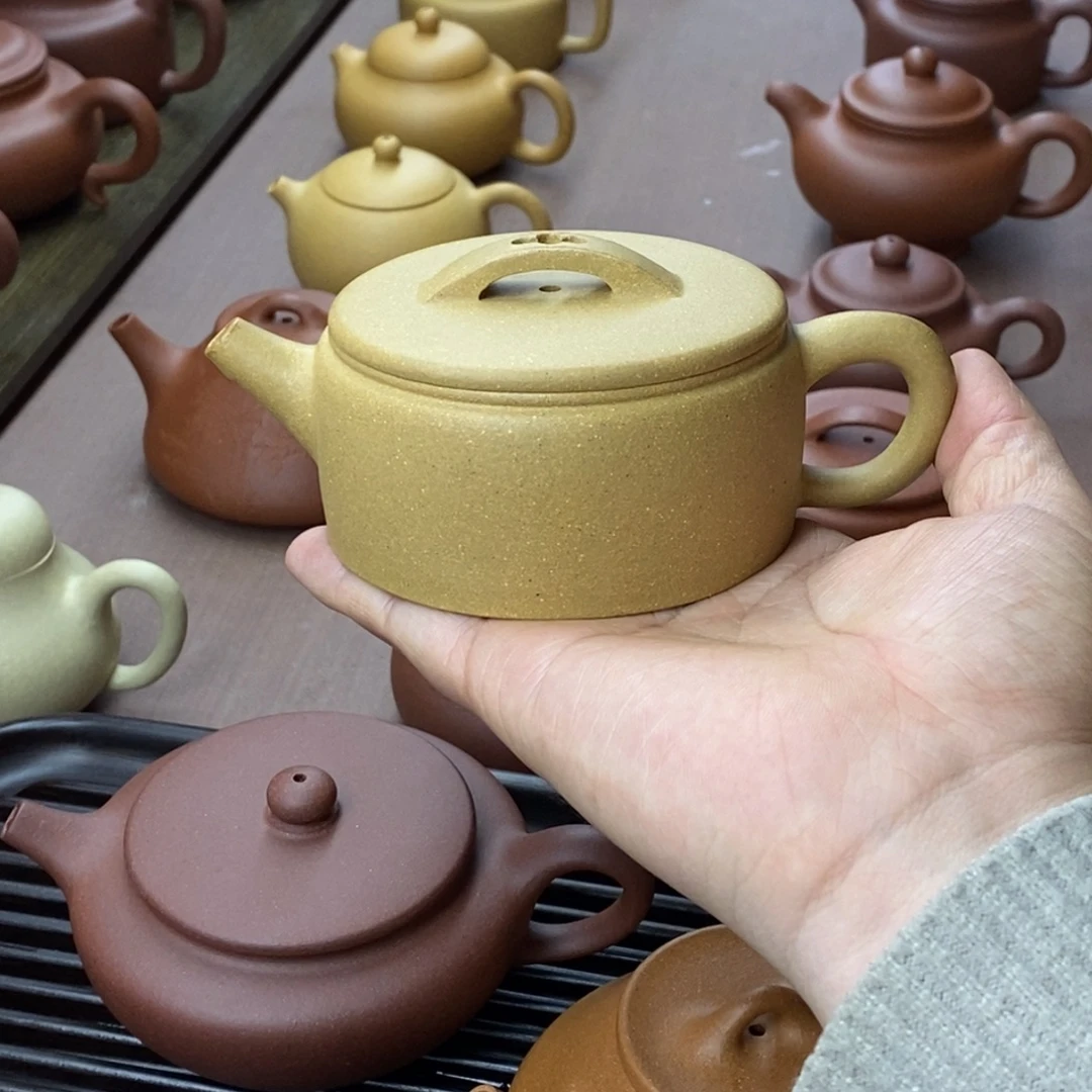 茶壶紫砂微瑕汉瓦160容量