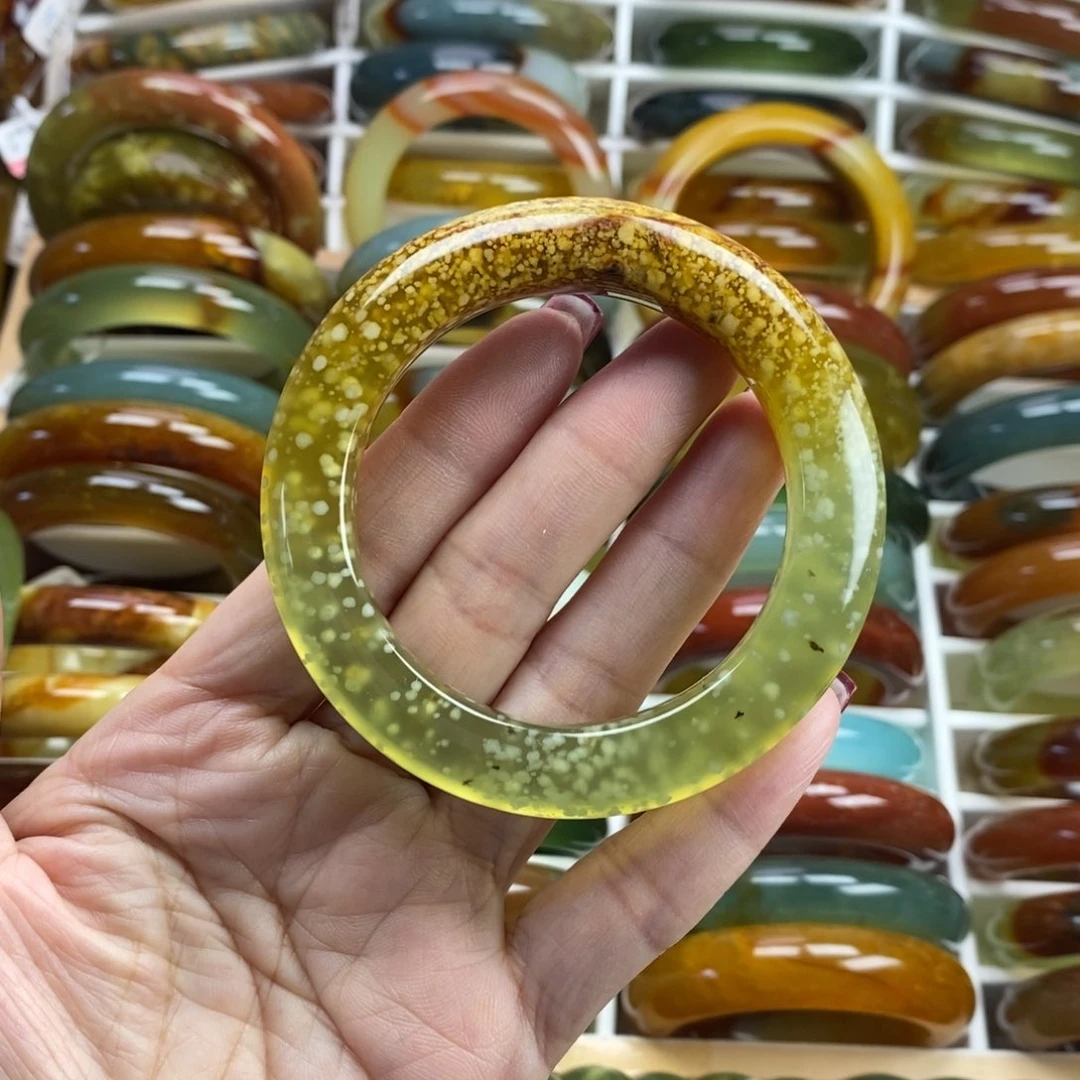 未镶嵌蛇纹石玉手镯54