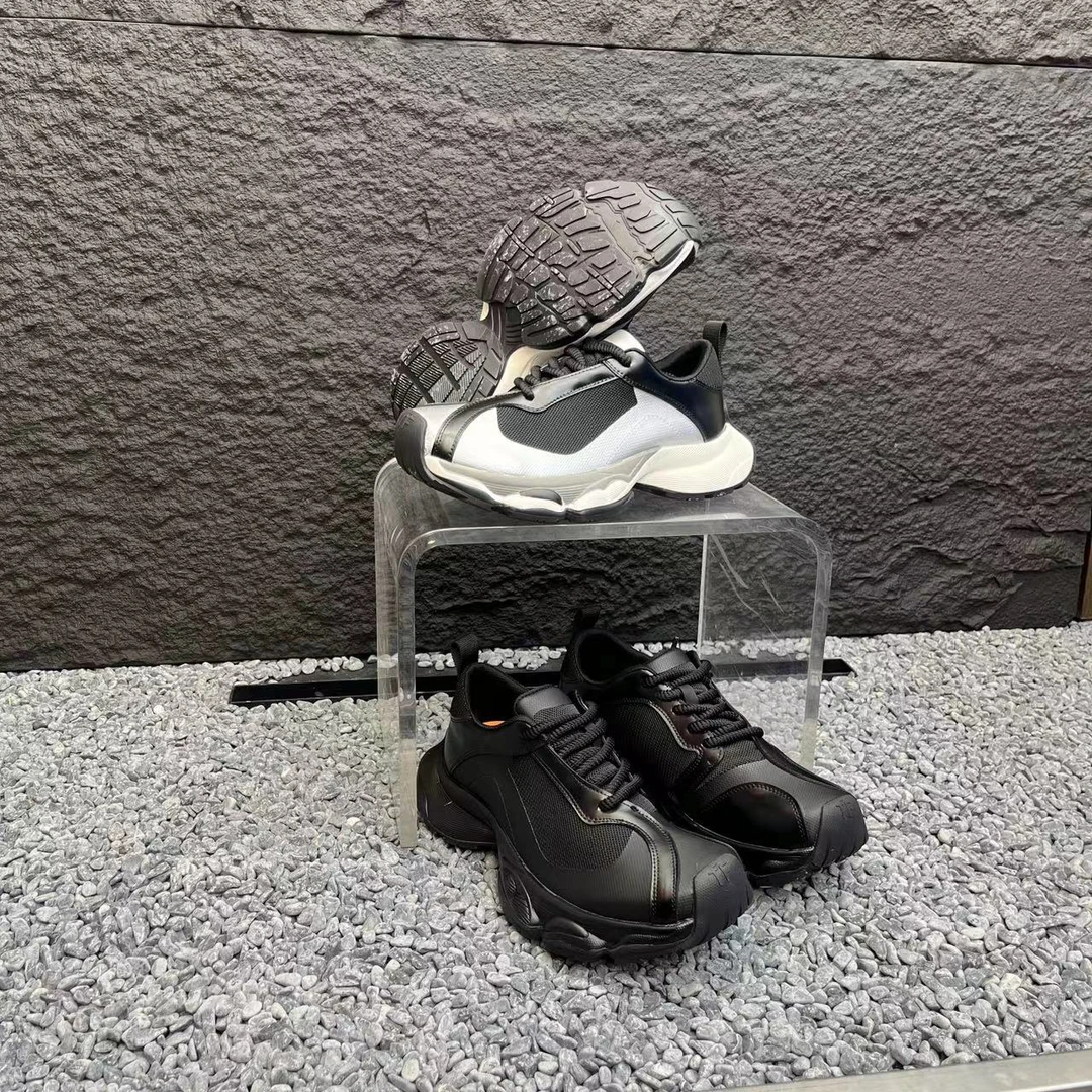 2025春季新款网面透气轻便男款老爹鞋时尚高端轻奢舒适百搭休闲鞋