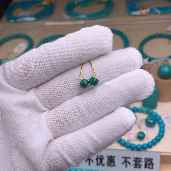 未镶嵌绿松石珠宝奇石小*