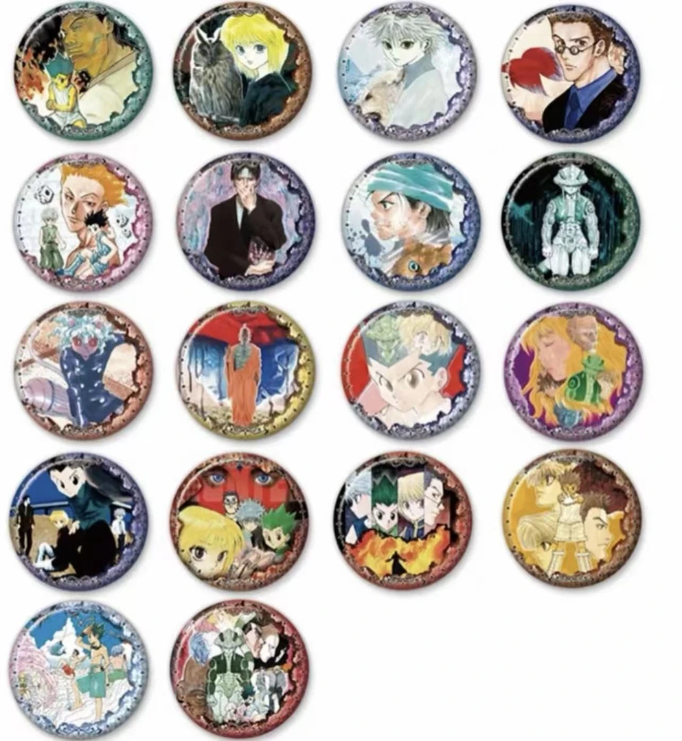 全职猎人 JS限定原画吧唧(默认代拆)盲盒产品