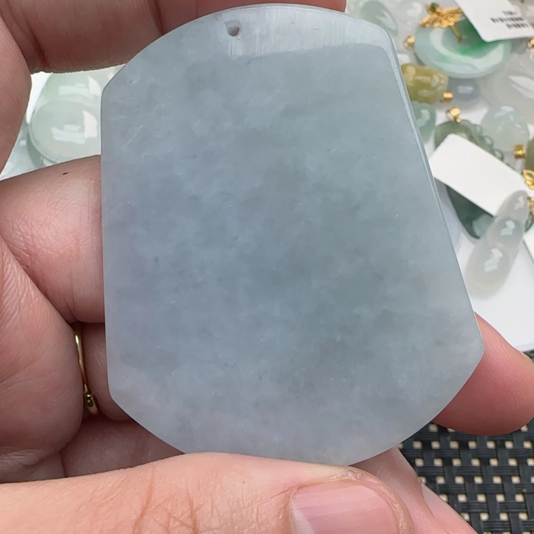 【闪购商品】翡翠吊坠(不含链)未镶嵌无事牌