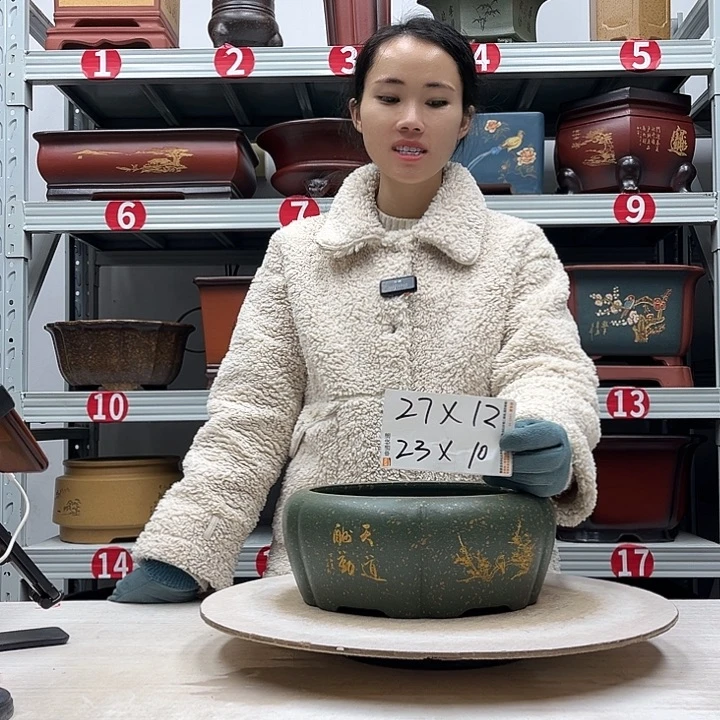 紫砂花盆紫砂花盆