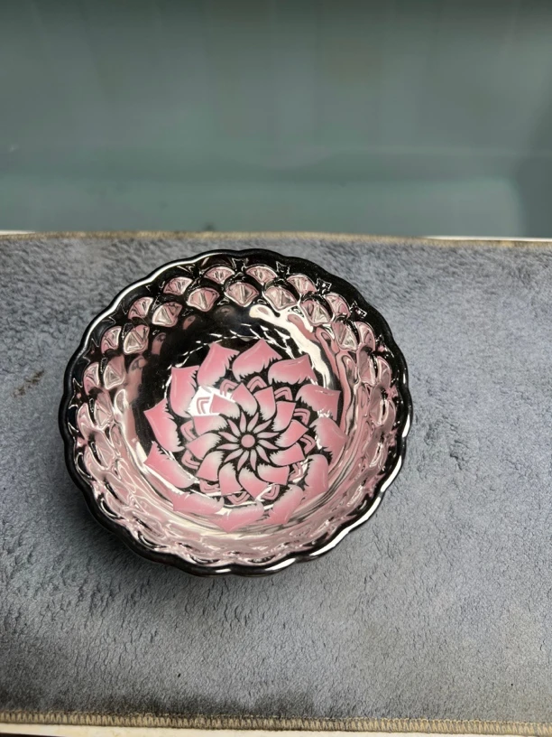 粉色玫瑰 茶杯主人杯品茗杯