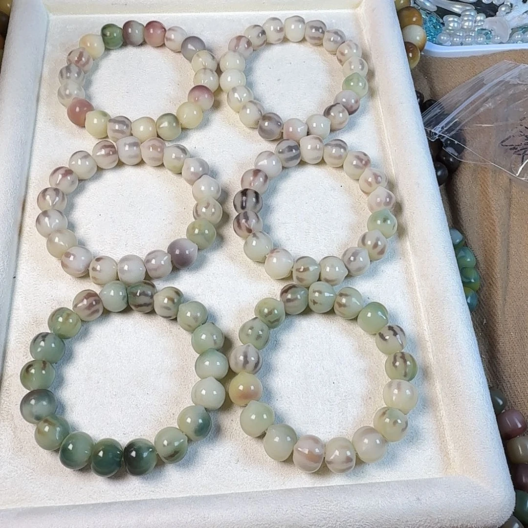 菩提根/象牙果吊坠花纹猫头卡14 微瑕