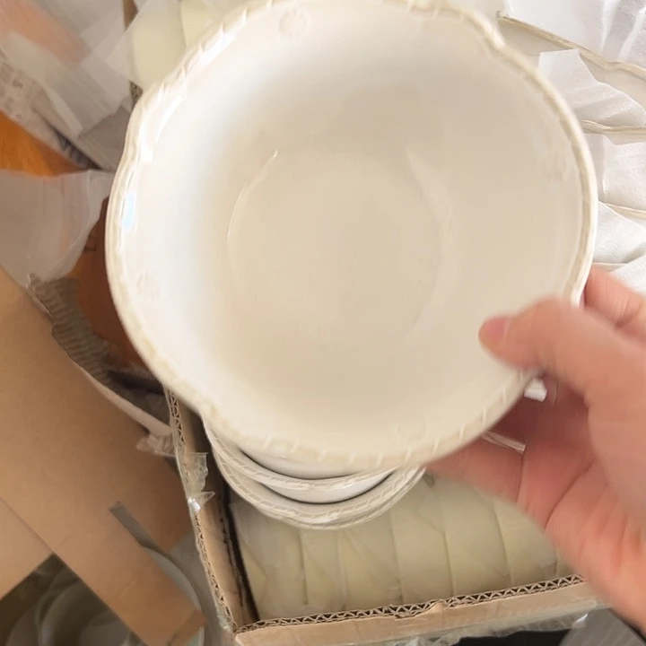 瓷片默认瑕疵商品草莓6寸4个