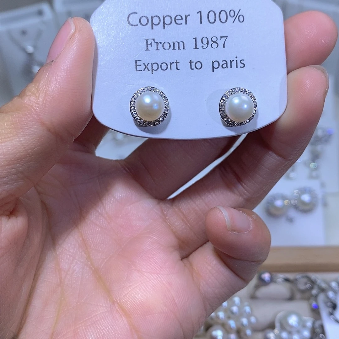 耳饰未镶嵌淡水珍珠