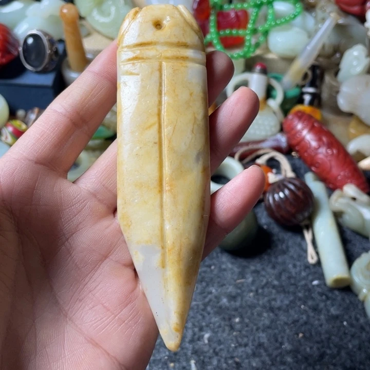 和田玉未镶嵌吊坠(不含链)