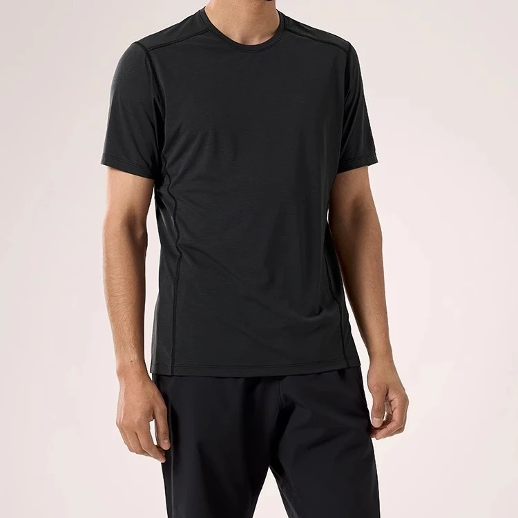 炸裂！索罗娜凉感科技！户外夏压胶立裁速干透气弹力短袖T恤 8136