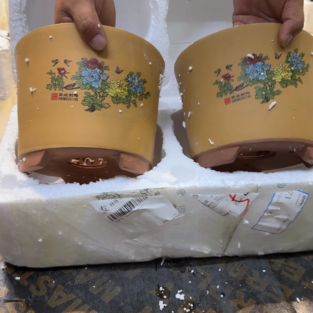 紫砂花盆口径17.13口径