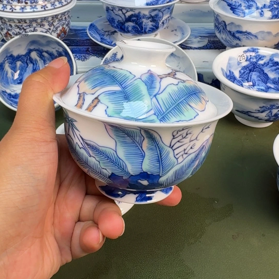 景德镇纯手绘茶具圆圆265