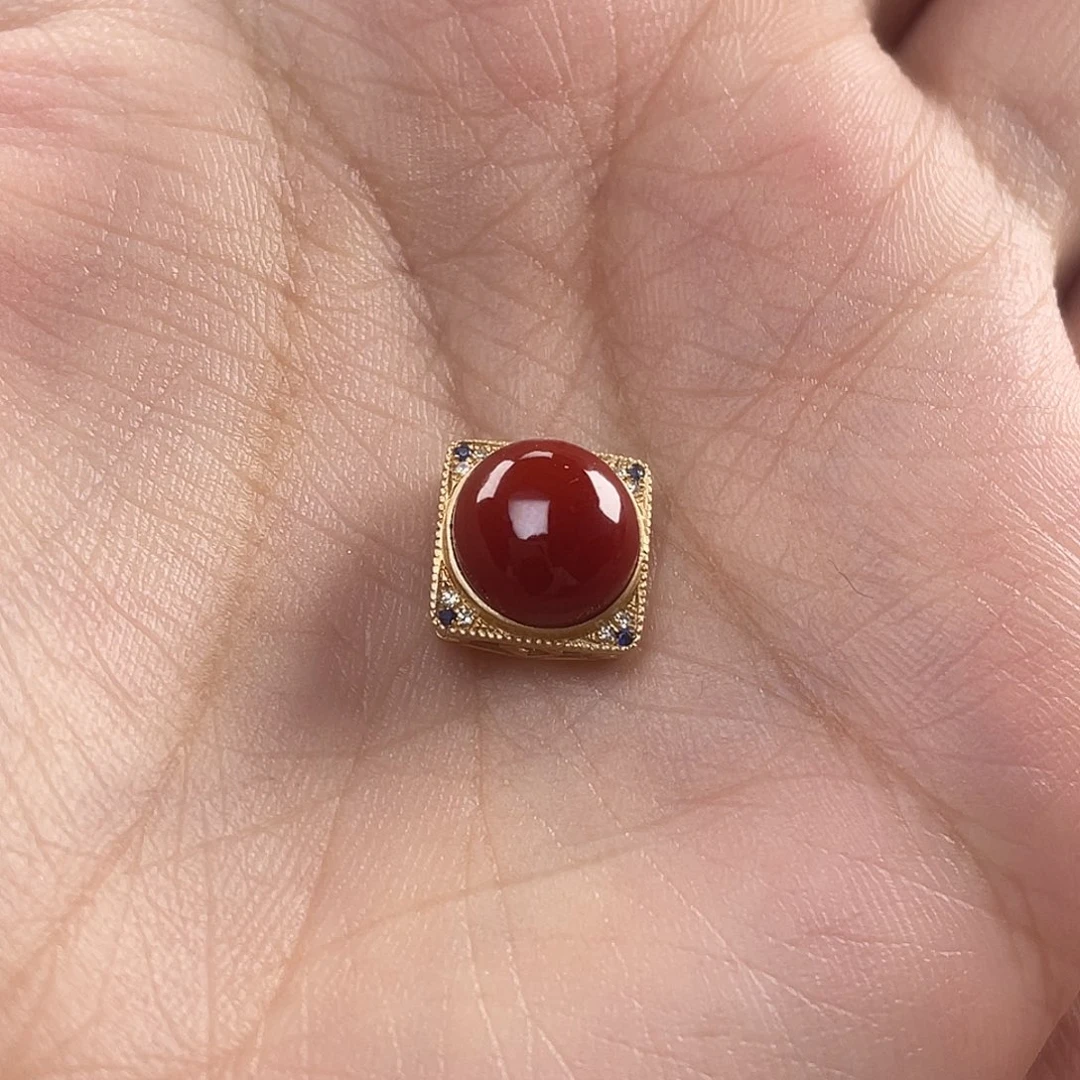 南红玛瑙未镶嵌颈饰