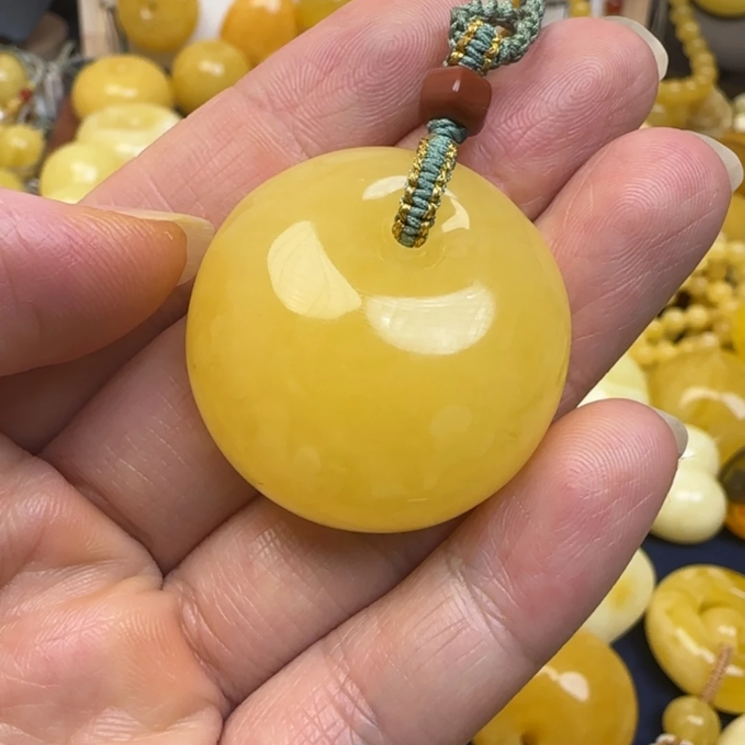 蜜蜡未镶嵌颈饰天然蜜蜡