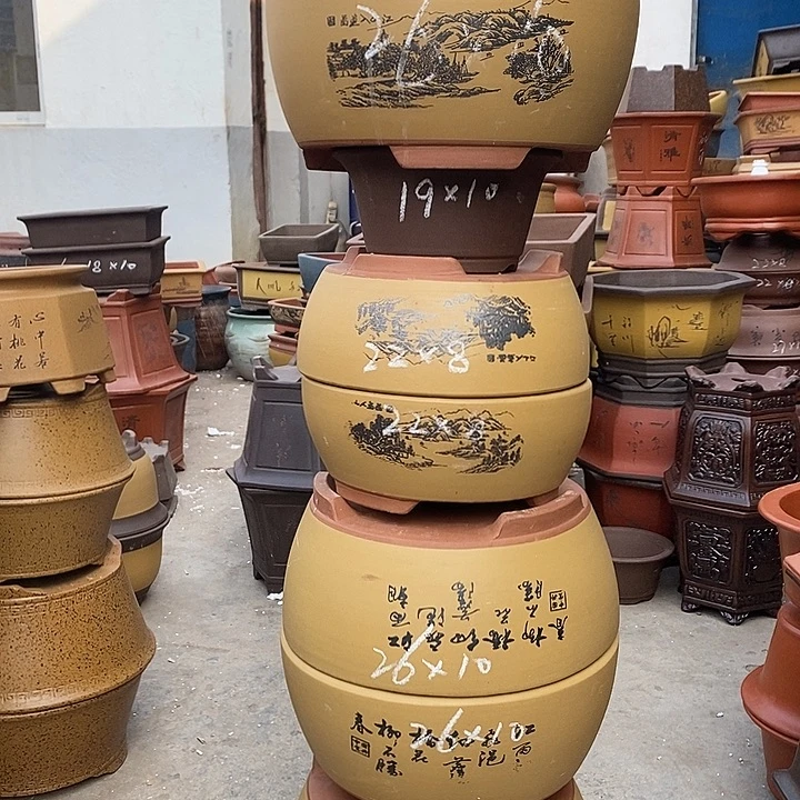 紫砂花盆宜兴紫砂