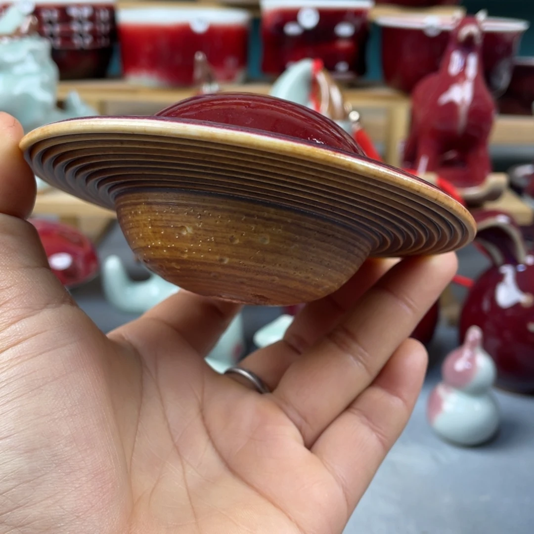 瓷片纯手工制作……微微瑕