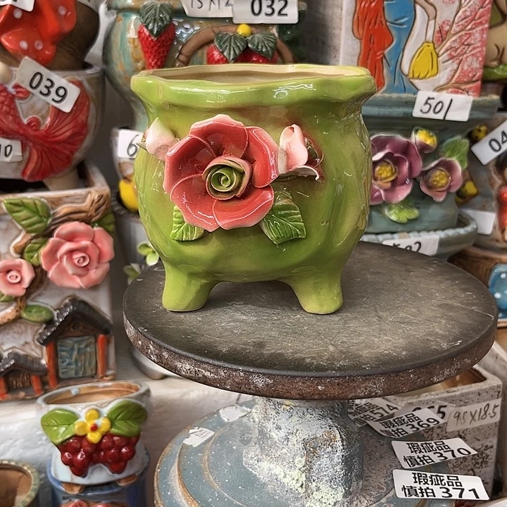 粗陶材质多肉花盆