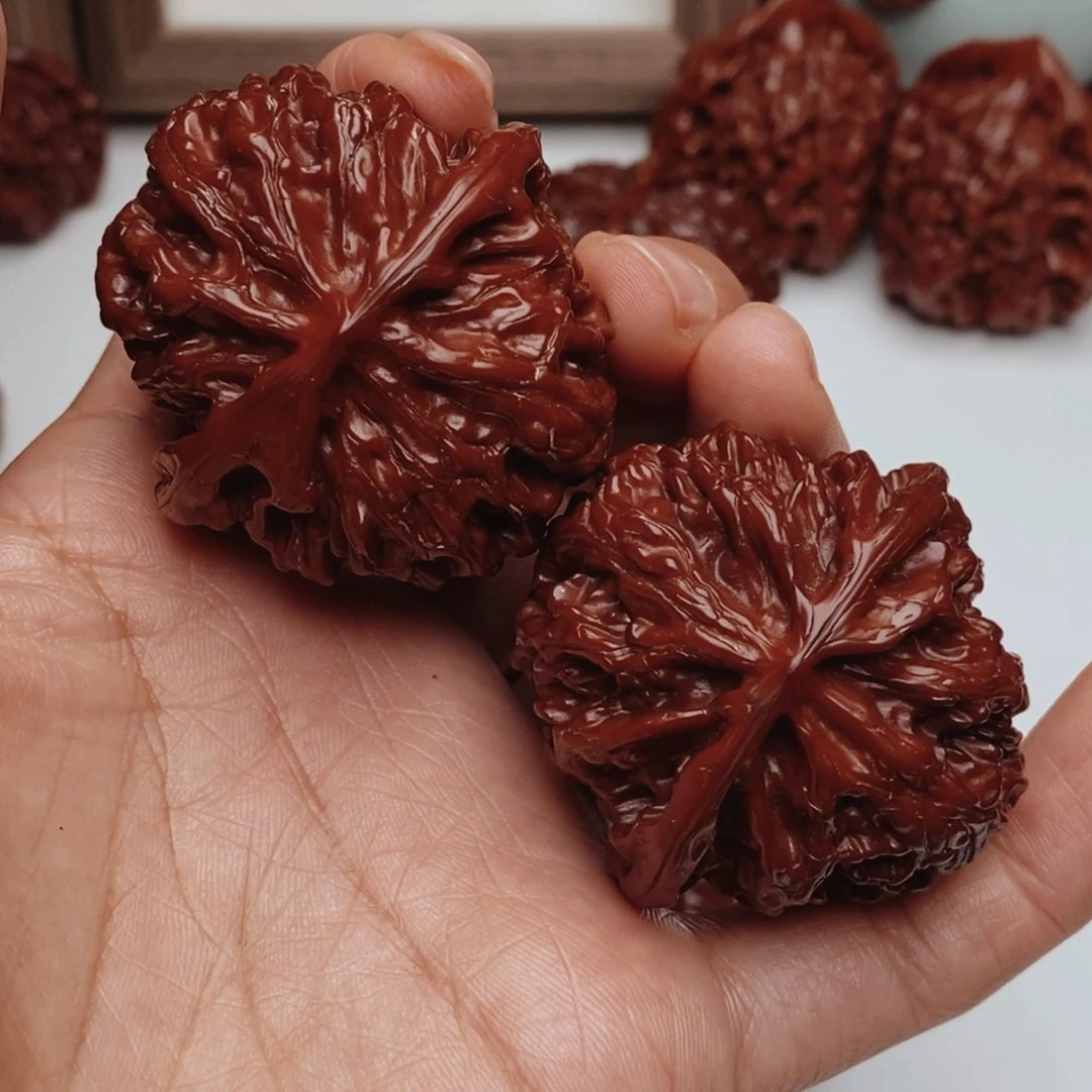 核桃把件44苹果园狮子头