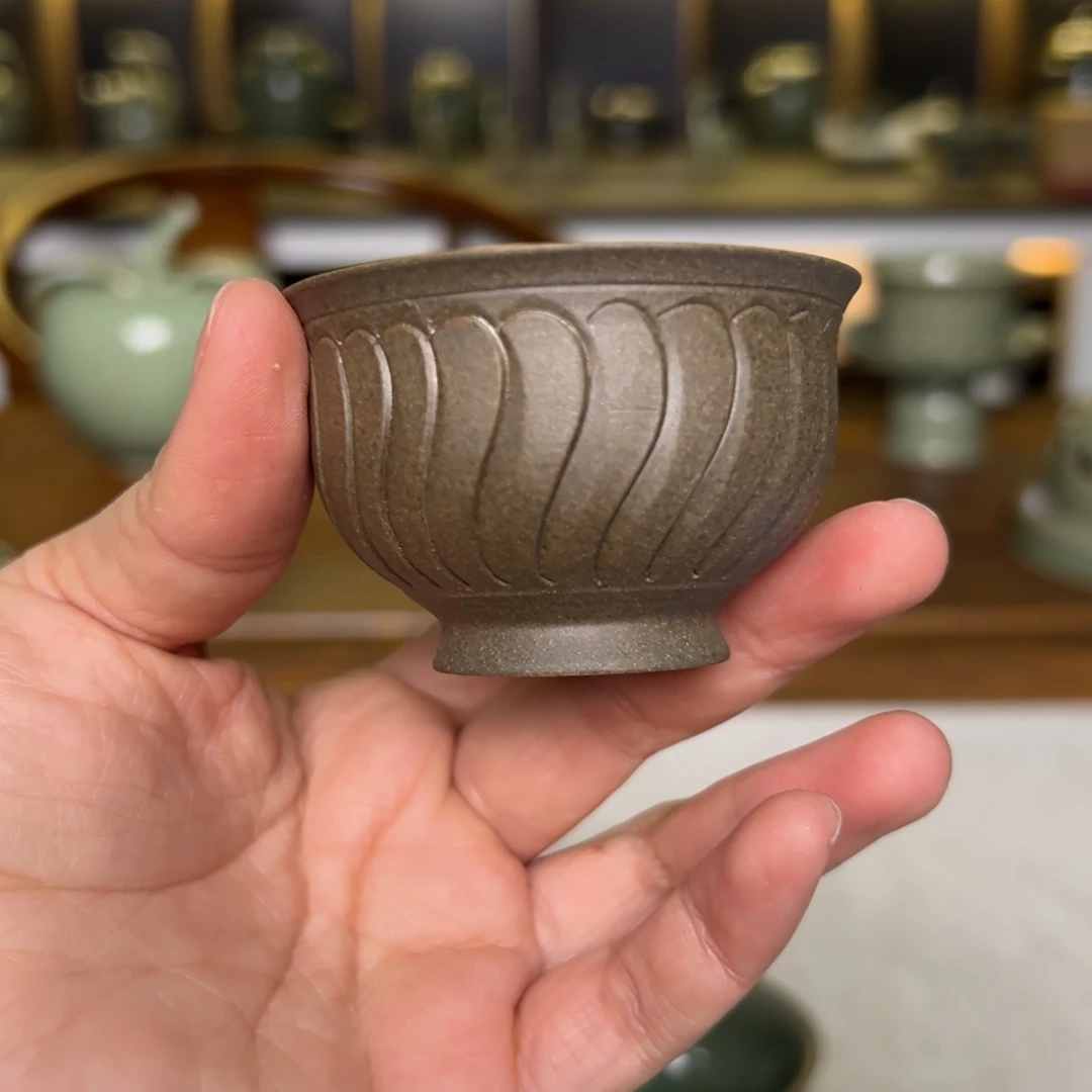 杯双色釉小主人杯