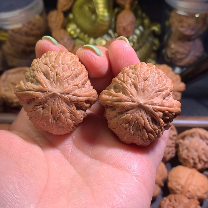 吊坠文玩核桃41尺全品铁锤