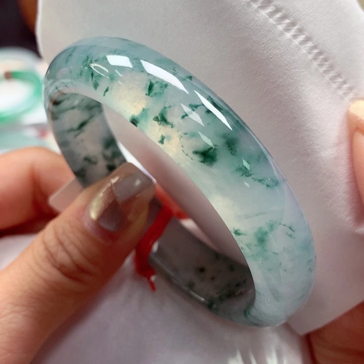 翡翠手镯未镶嵌54贵妃60号88