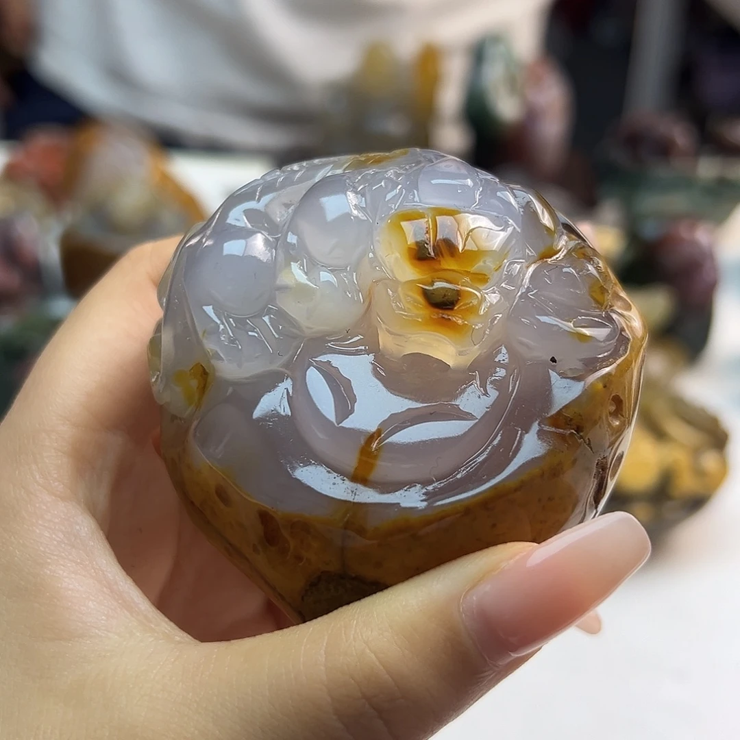 玛瑙/玉髓未镶嵌项链