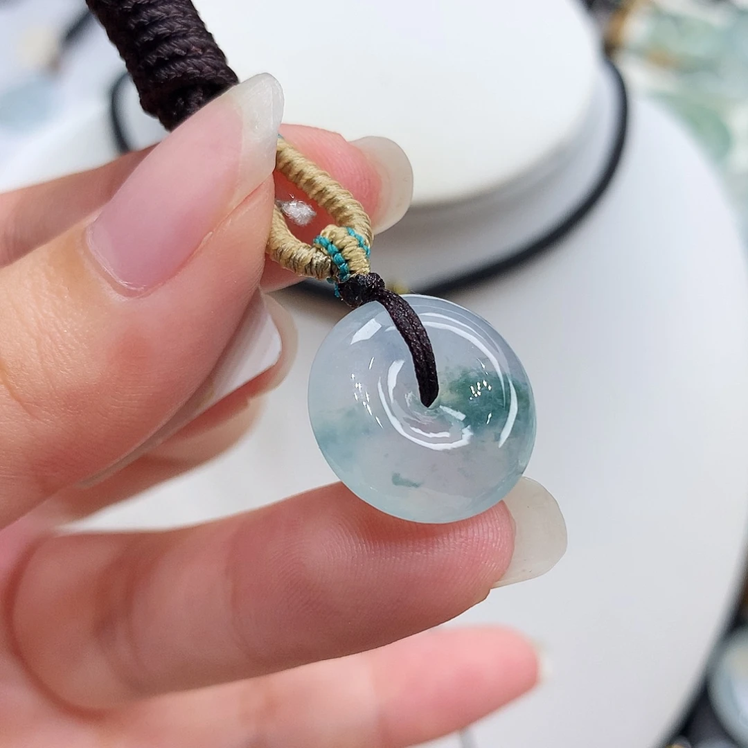 翡翠未镶嵌胸饰翡翠14，16.9/6