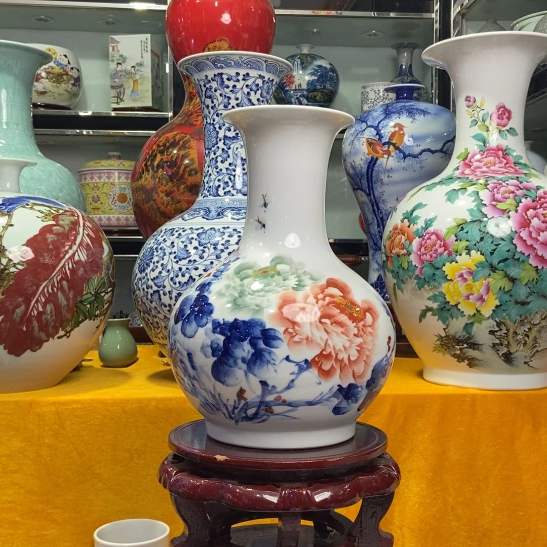 瓶景德镇陶瓷花瓶摆件