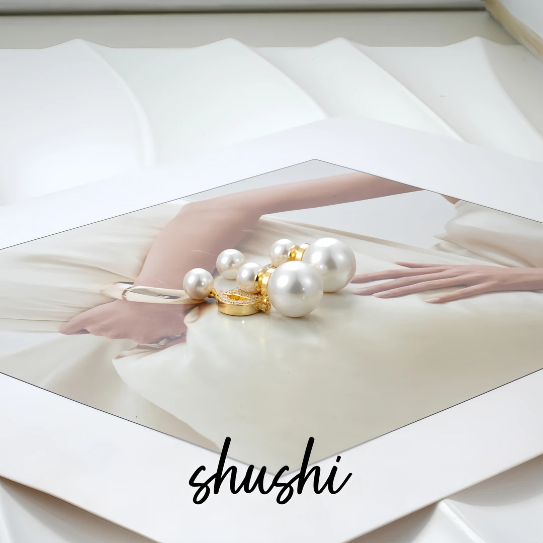 铜合金仿珍珠耳饰 耳环9159