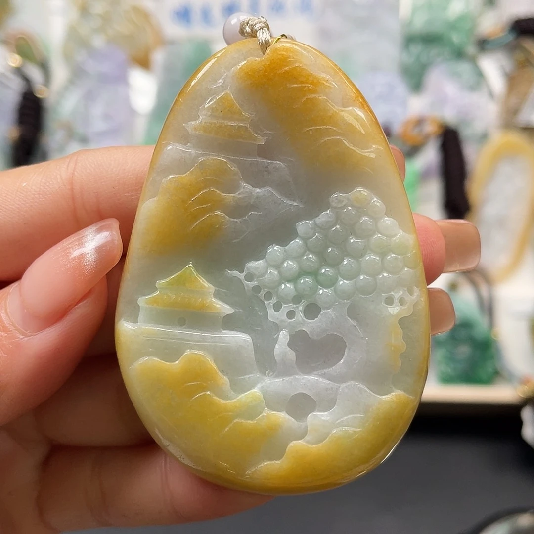 翡翠吊坠(不含链)未镶嵌