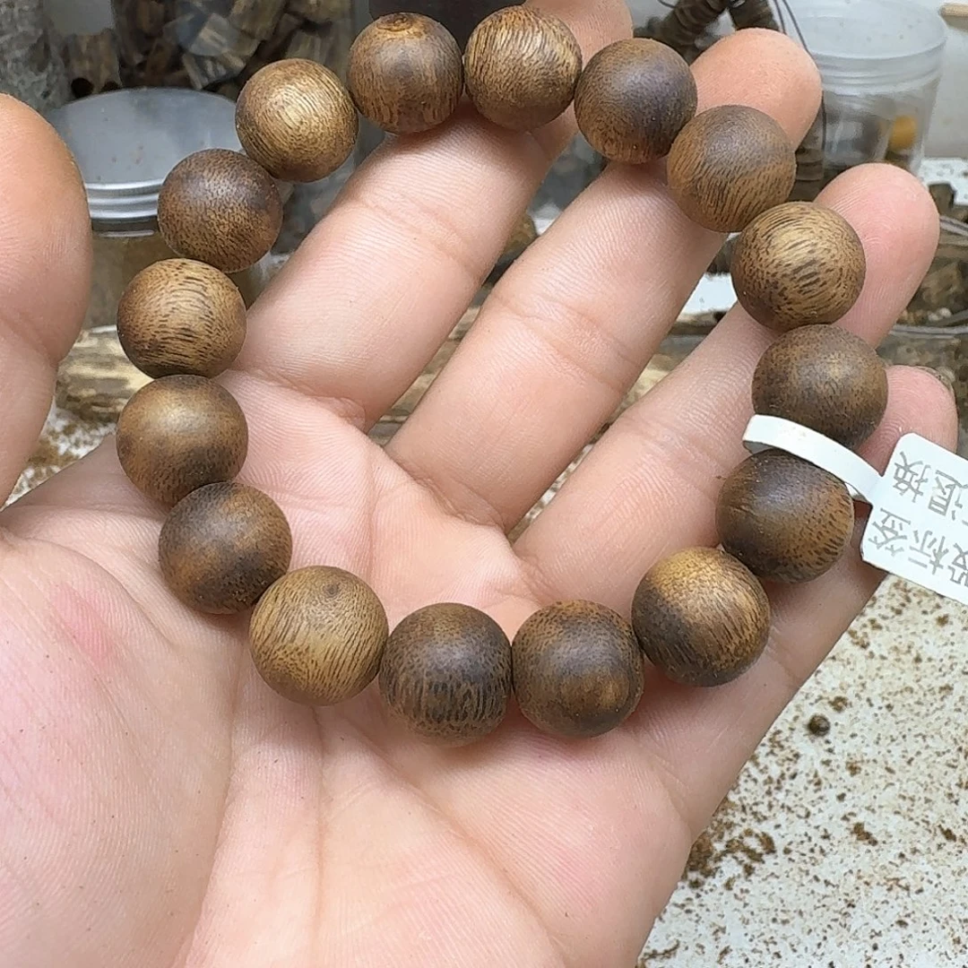 胶***人沉香沉香碎屑单圈圆珠1.4-15克