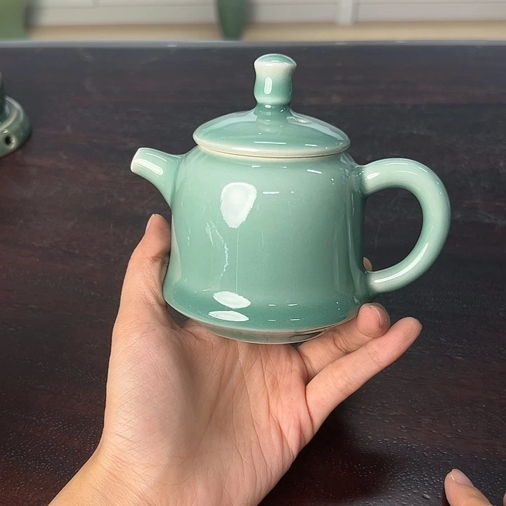 龙泉云间青瓷小米茶器