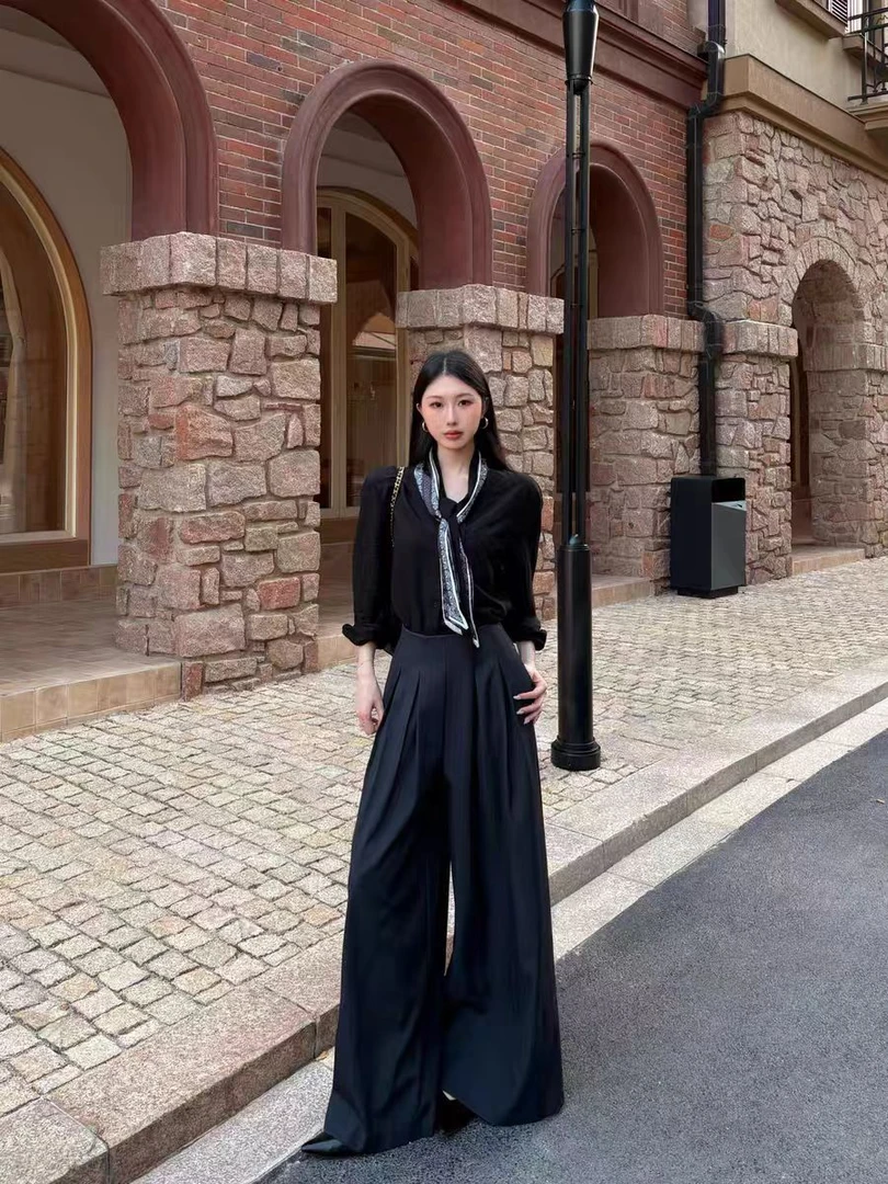 新款丝巾衬衣297