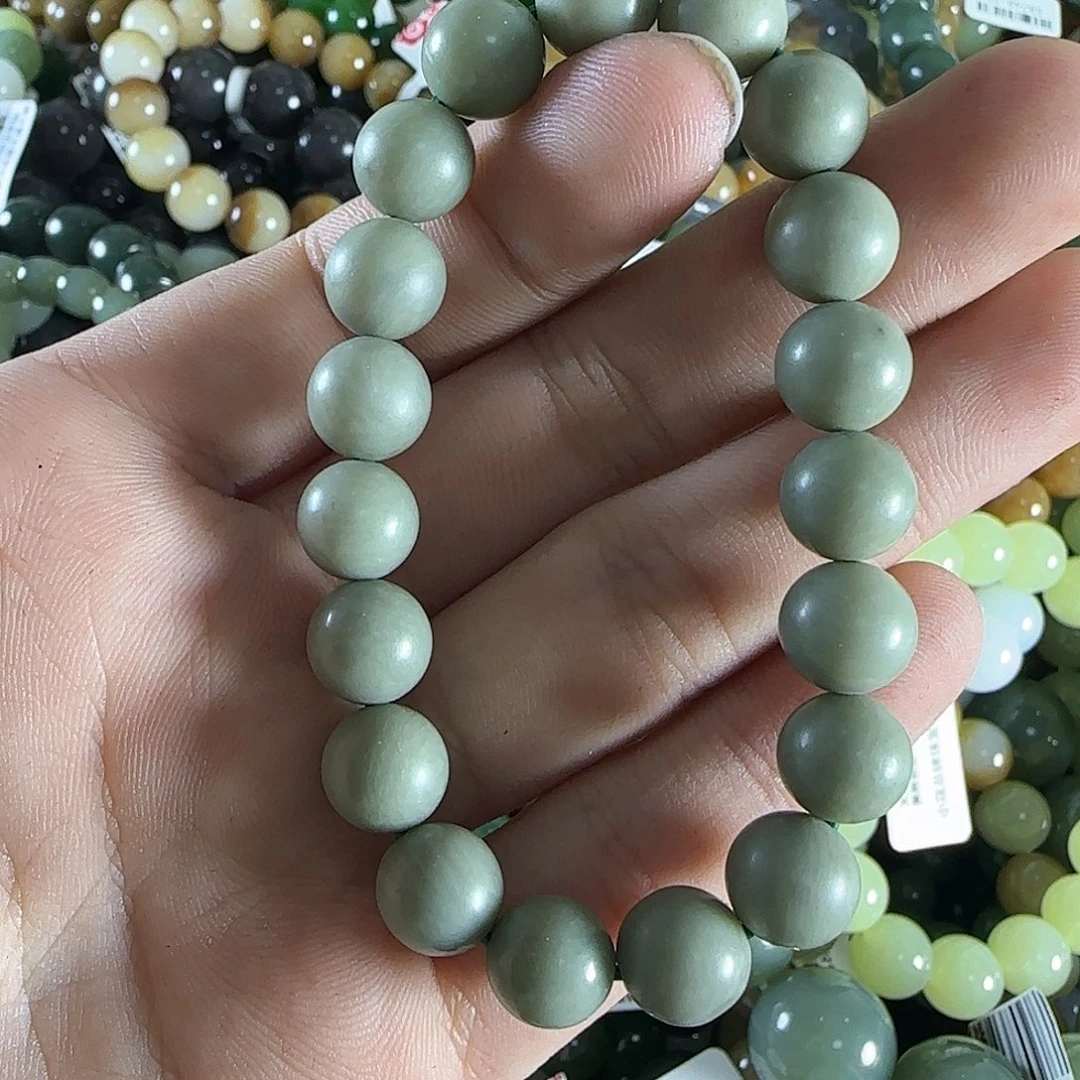 和田玉手链未镶嵌67