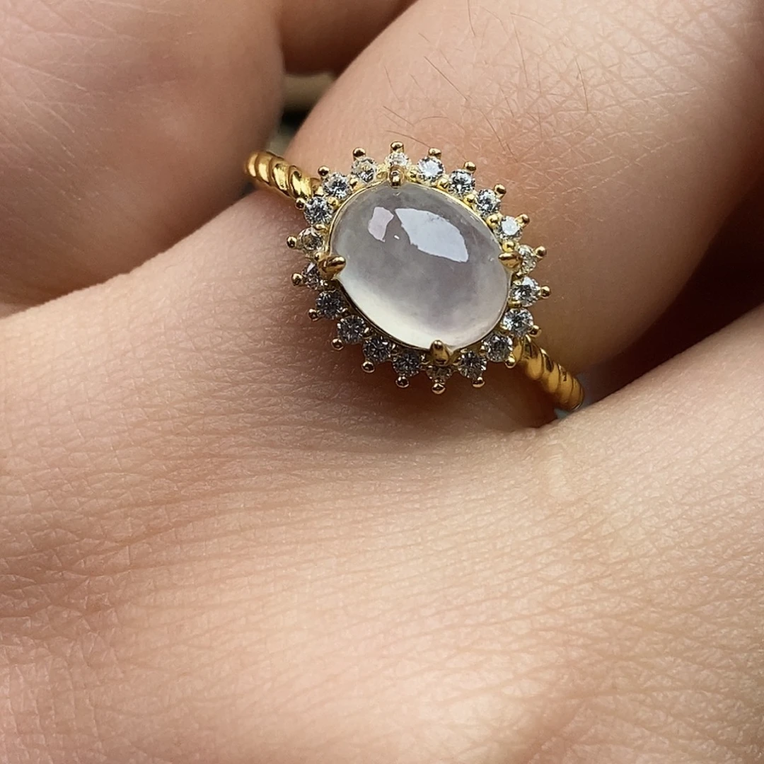 翡翠未镶嵌戒指翡翠