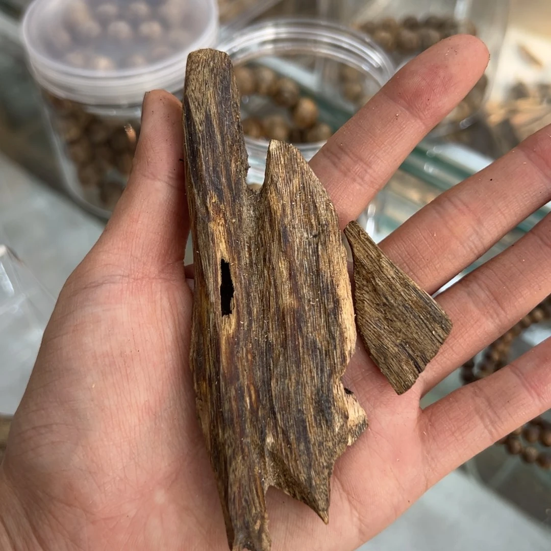 【闪购商品】香榧木木艺品海南种植绿棋碎料12克